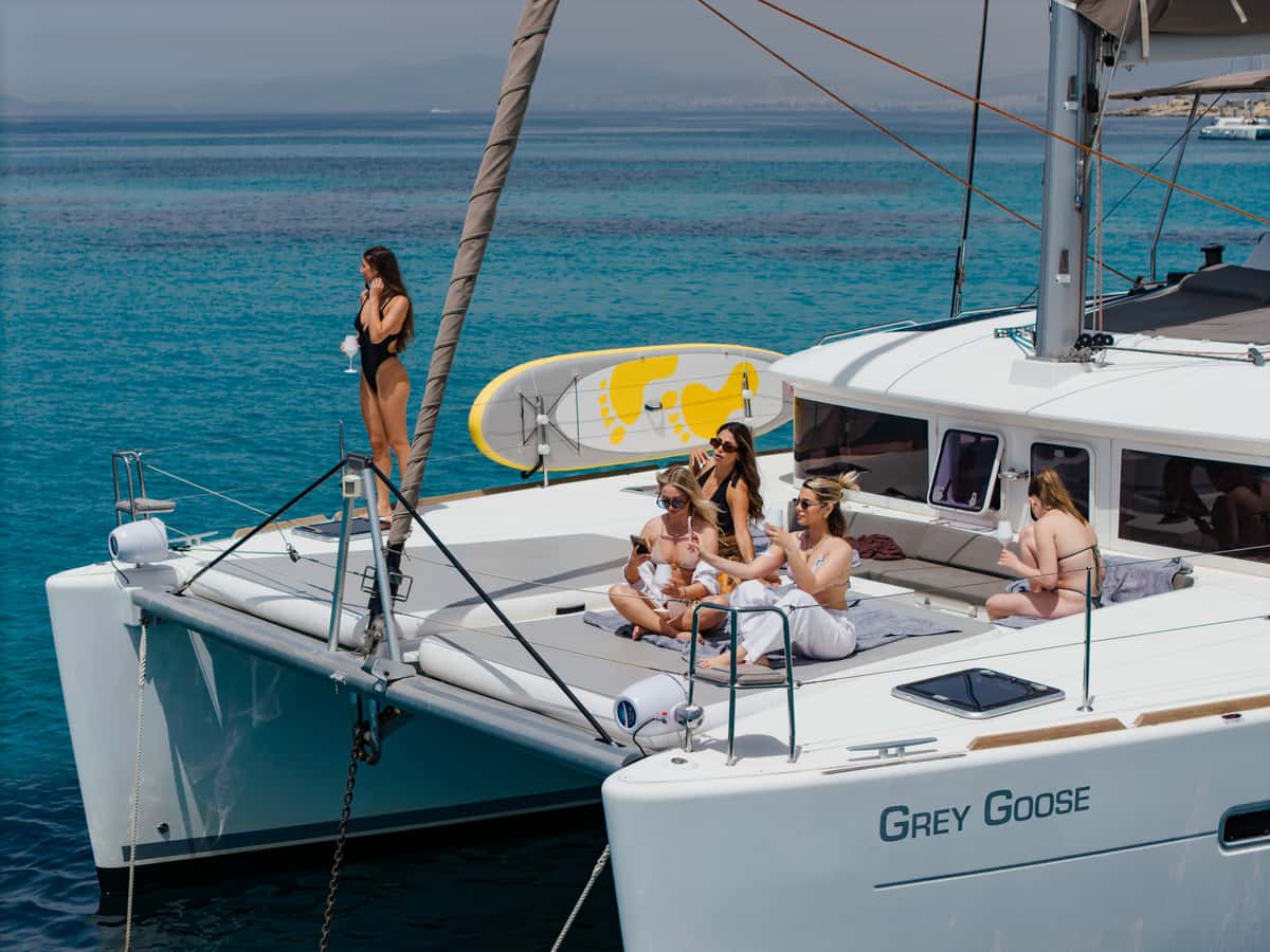 Athens Catamaran Cruise – Half-Day Morning Sail — Full Day cruise