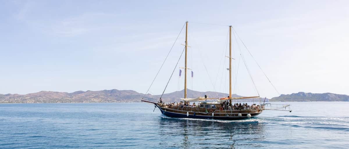 Private corporate boat events & team charters from Athens